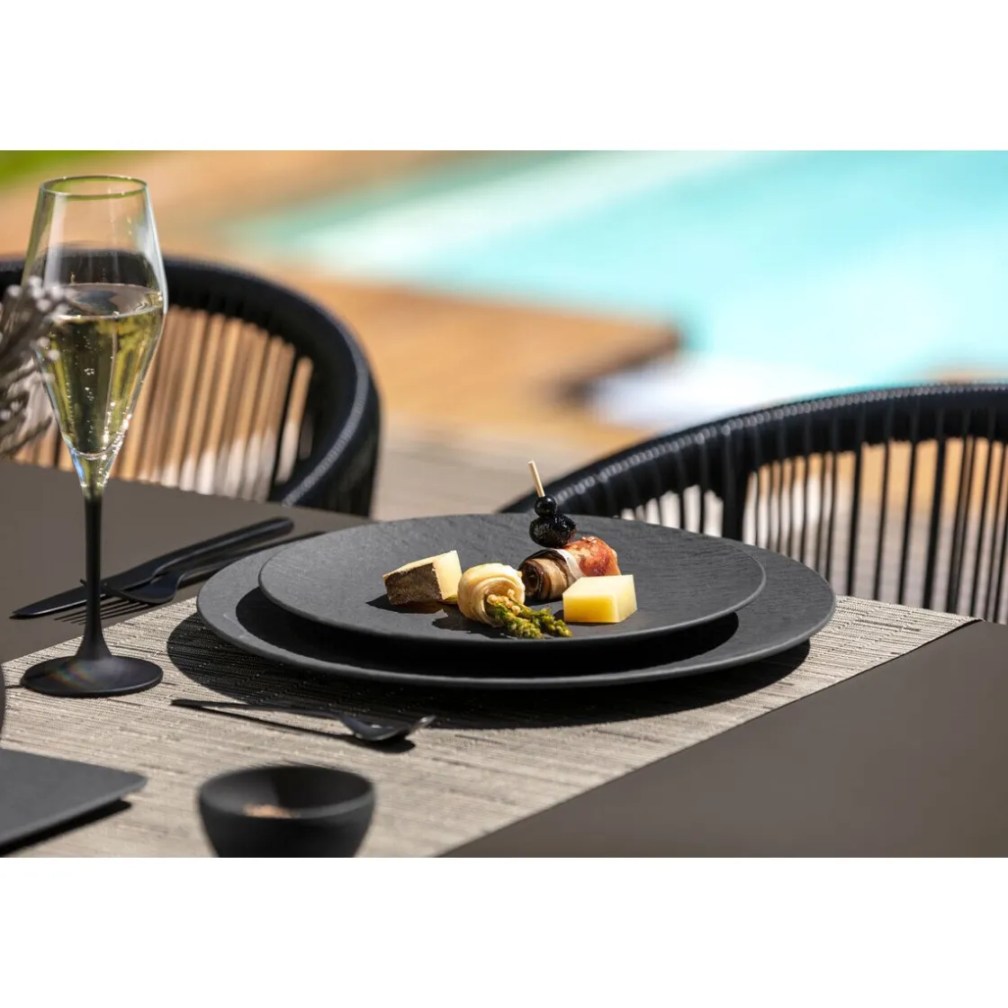 Speiseteller|20 Jahre Tischwelt<Villeroy & Boch Gourmetteller 32 cm Manufacture Rock