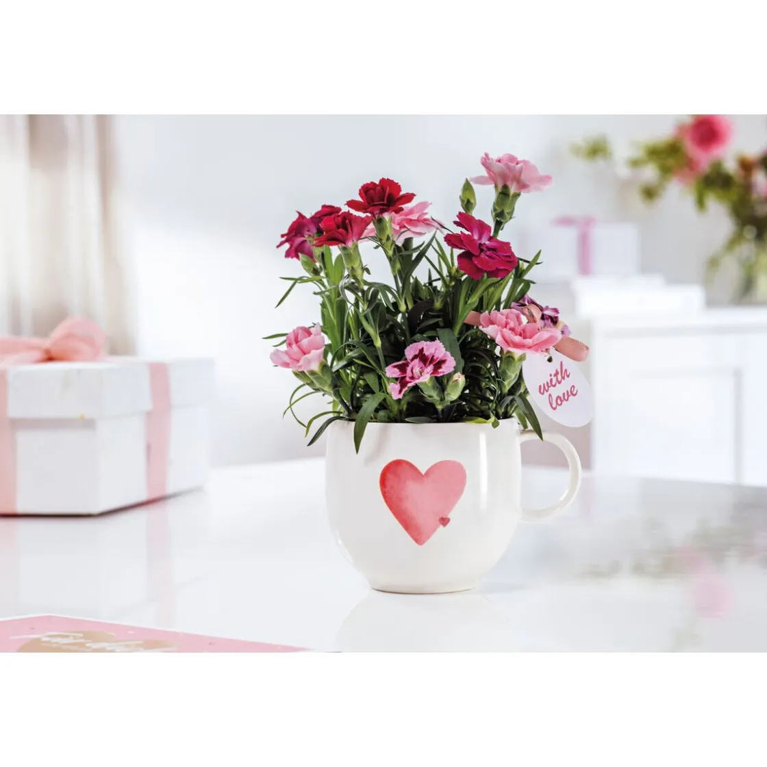 Becher<Villeroy & Boch Henkelbecher 0,29 l With Love Sending Love