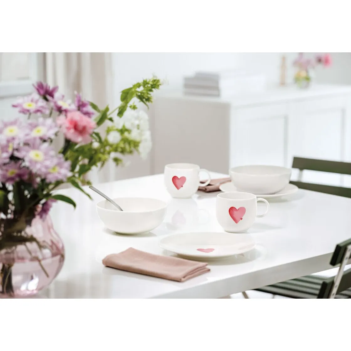Becher<Villeroy & Boch Henkelbecher 0,29 l With Love Sending Love