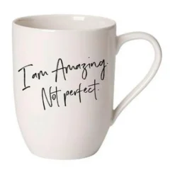 Villeroy & Boch Henkelbecher 0,29 l Statement Amazing not perfect