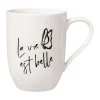 Villeroy & Boch Henkelbecher 0,29 l Statement La vie est belle