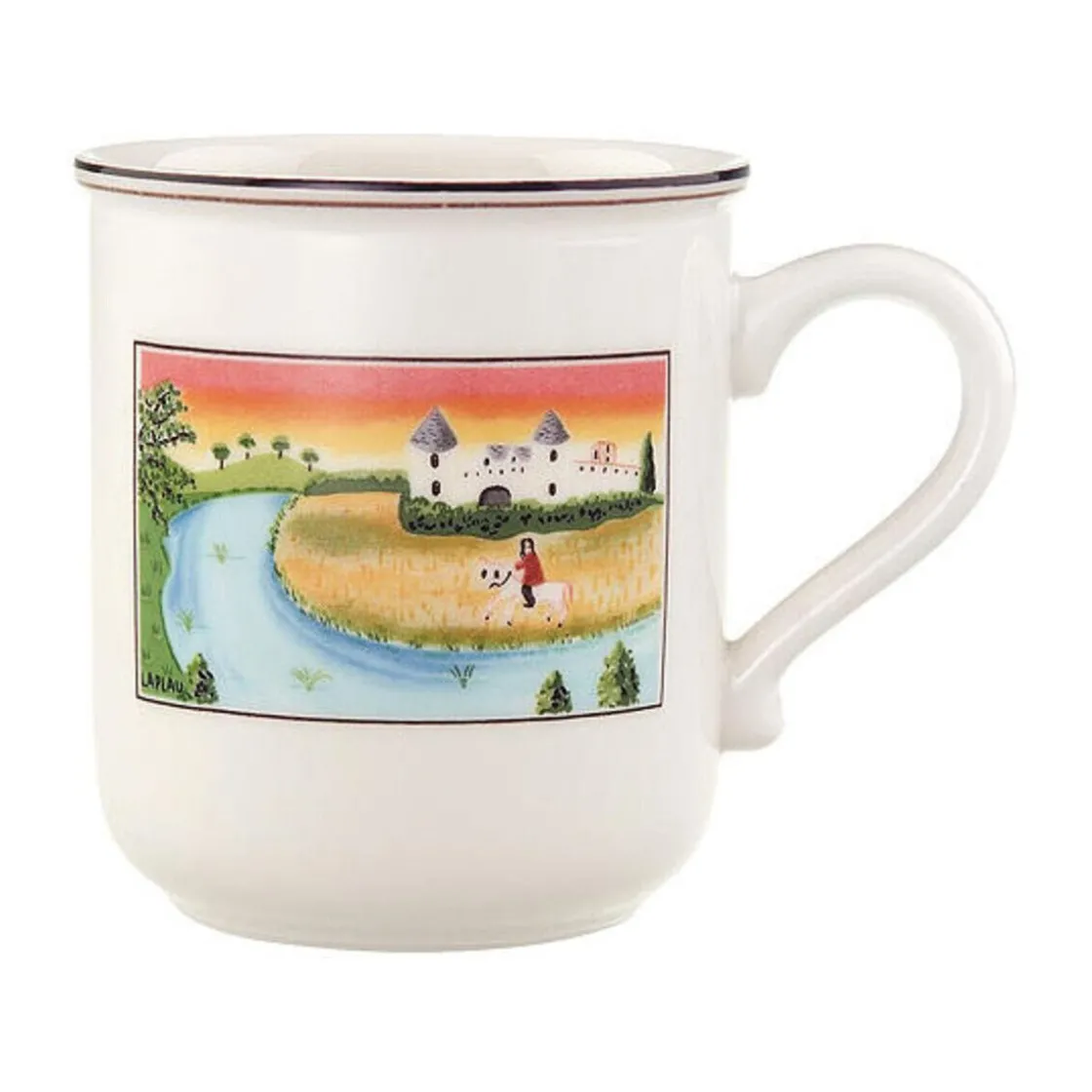 Becher<Villeroy & Boch Henkelbecher 0,27 l Design Naif Schloss