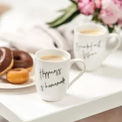 Villeroy & Boch Henkelbecher 0,29 l Statement Happiness is homemade