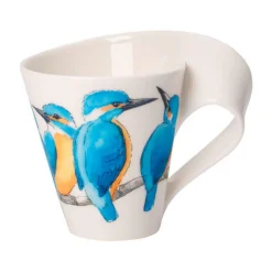 Villeroy & Boch Henkelbecher 0,24 l NewWave Caffè Eisvogel