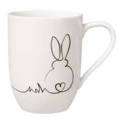 Becher<Villeroy & Boch Henkelbecher 2er-Set Statement Ostern Hase