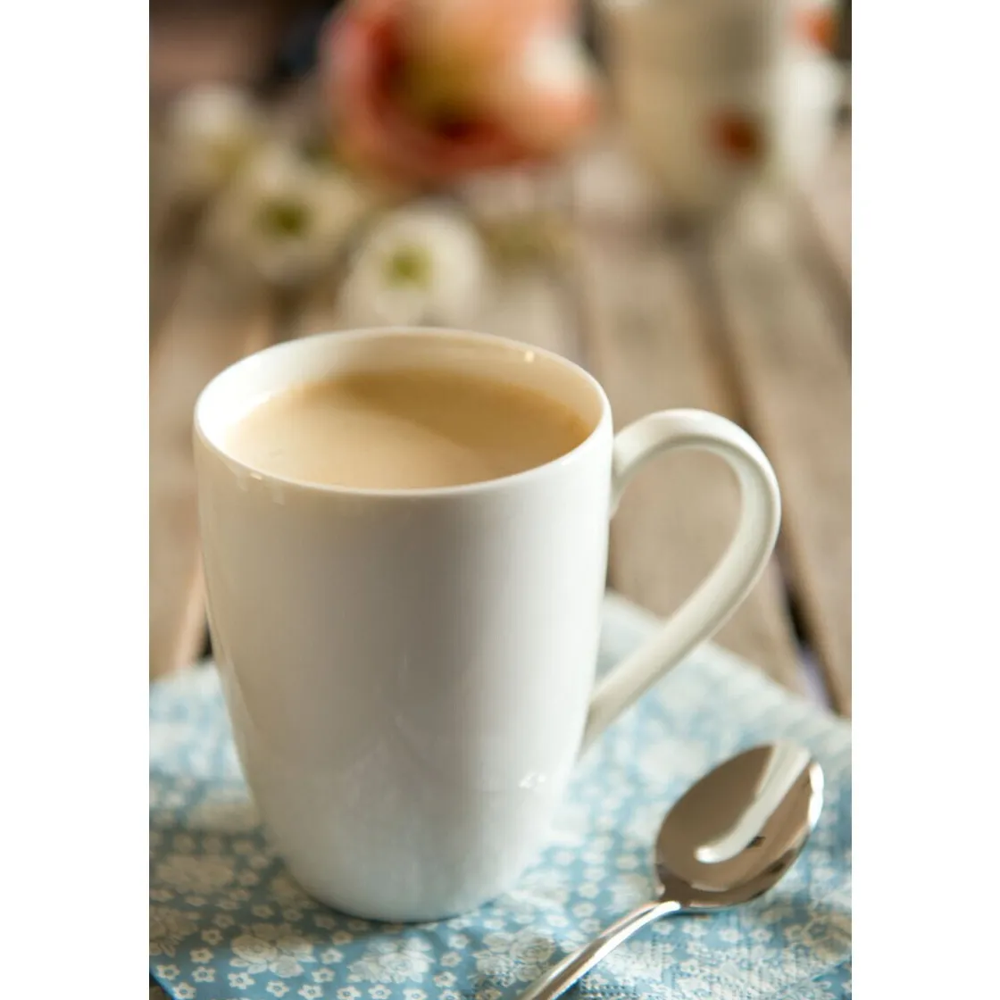 Becher<Villeroy & Boch Henkelbecher 6er-Set EC Basic White