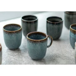 Becher<Villeroy & Boch Henkelbecher 0,34 l Lave gris