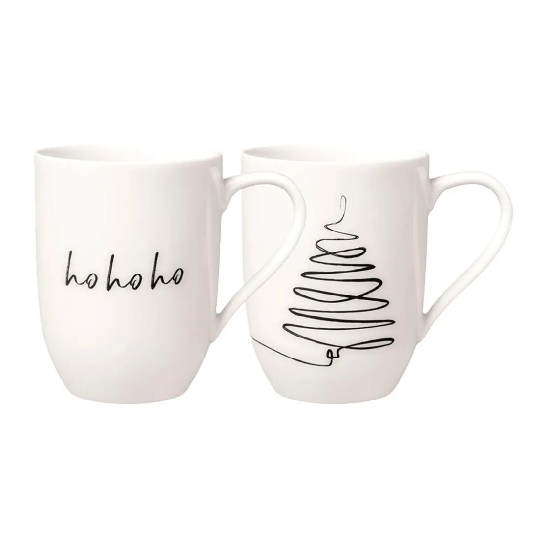 Weihnachten|Becher<Villeroy & Boch Henkelbecher 2er-Set Statement XMAS Baum