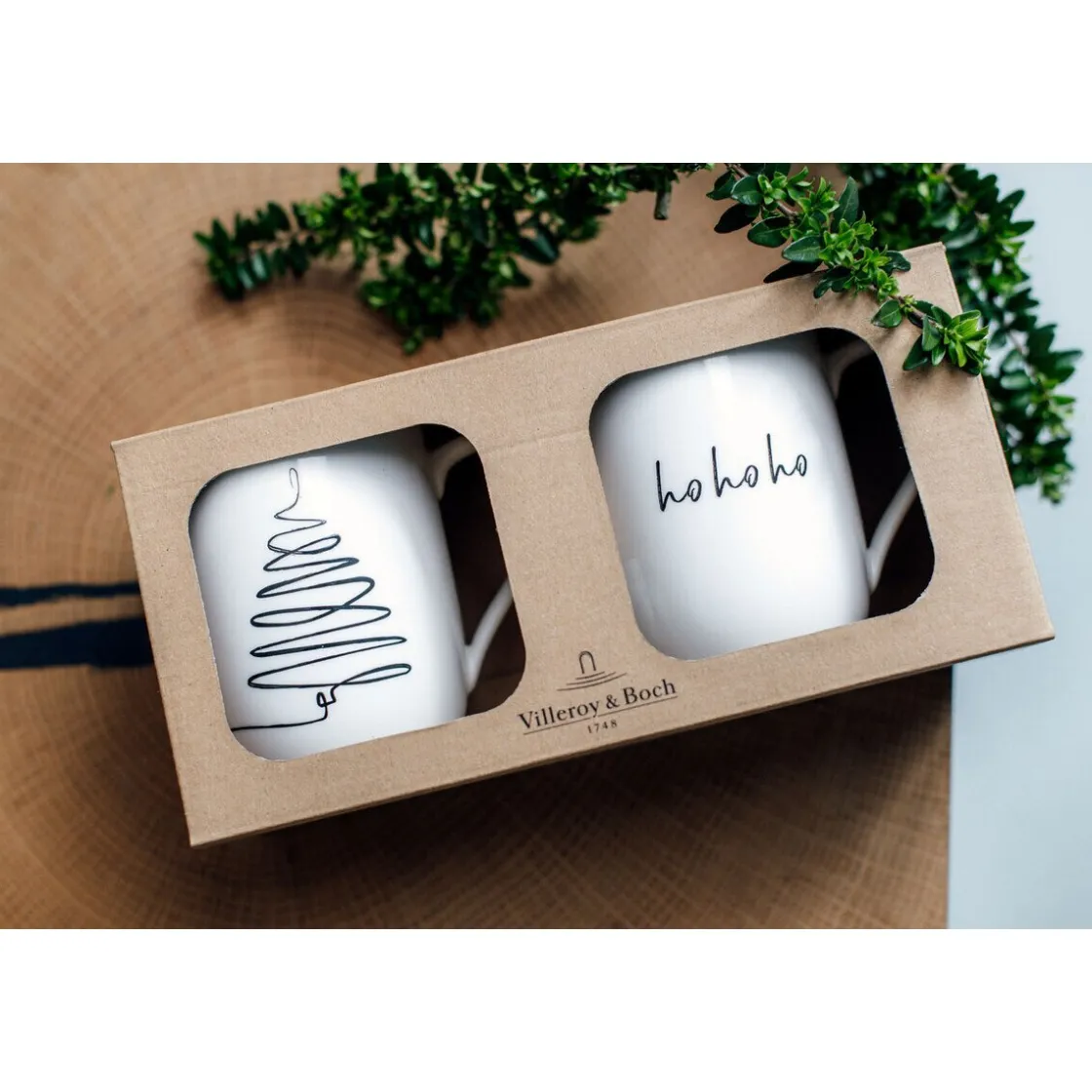 Weihnachten|Becher<Villeroy & Boch Henkelbecher 2er-Set Statement XMAS Baum