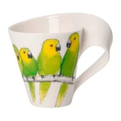 Villeroy & Boch Henkelbecher 0,24 l NewWave Caffè Braunwangensittich