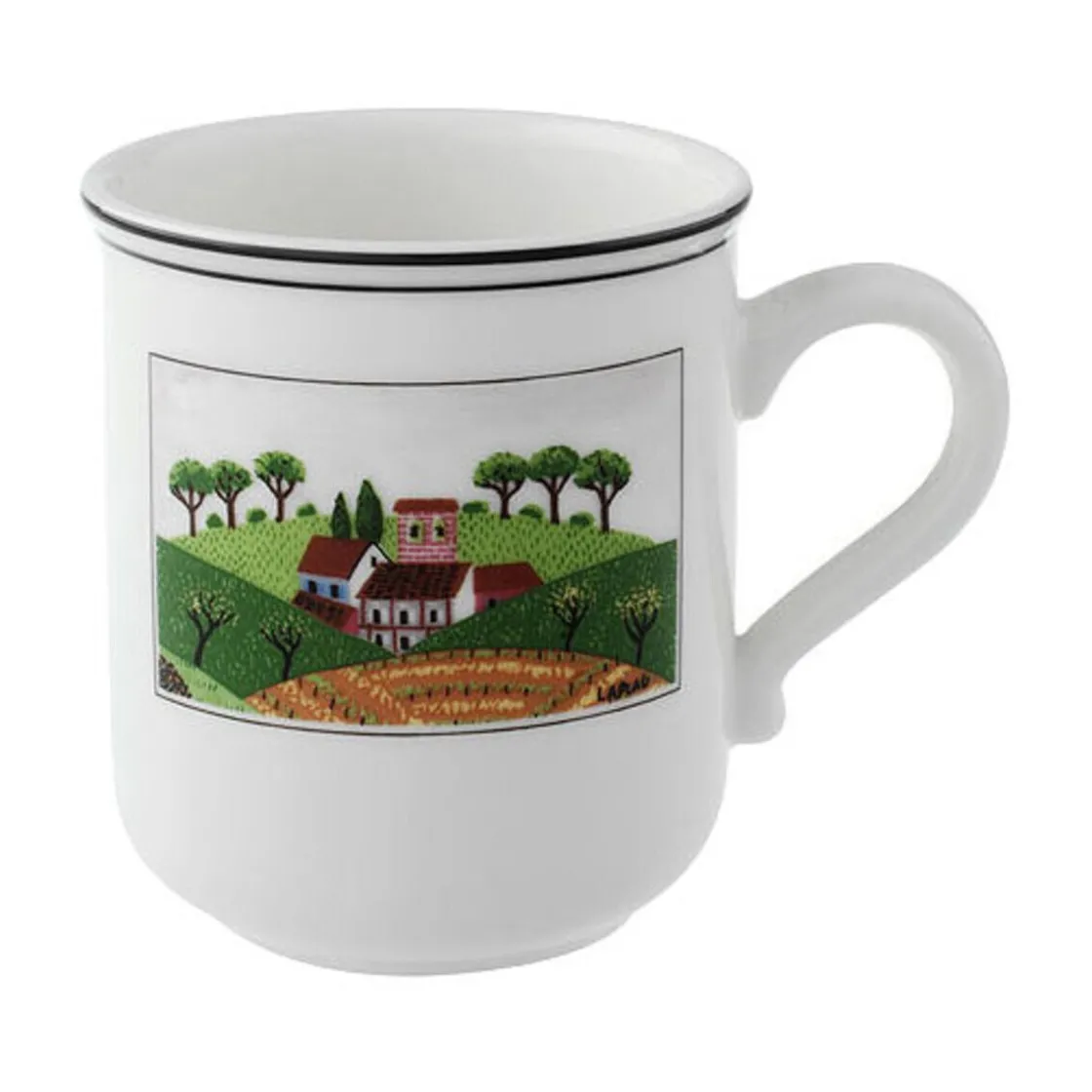 Becher<Villeroy & Boch Henkelbecher 0,27 l Design Naif Dörfchen