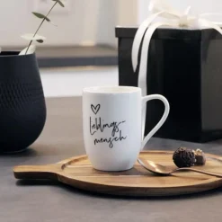 Becher<Villeroy & Boch Henkelbecher 0,29 l Statement Lieblingsmensch