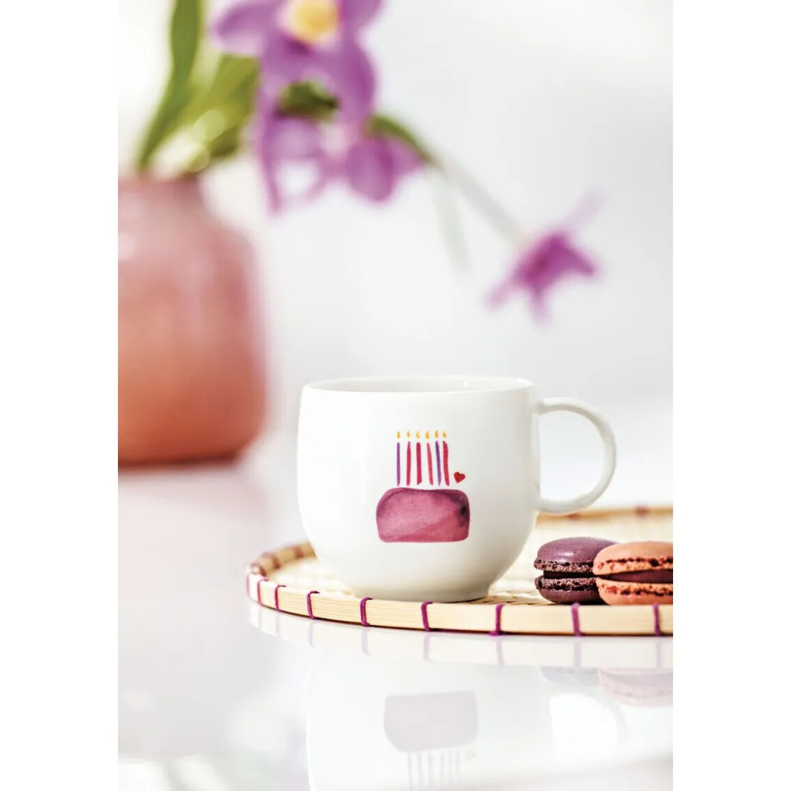 Becher<Villeroy & Boch Henkelbecher 0,29 l With Love Happy Birthday