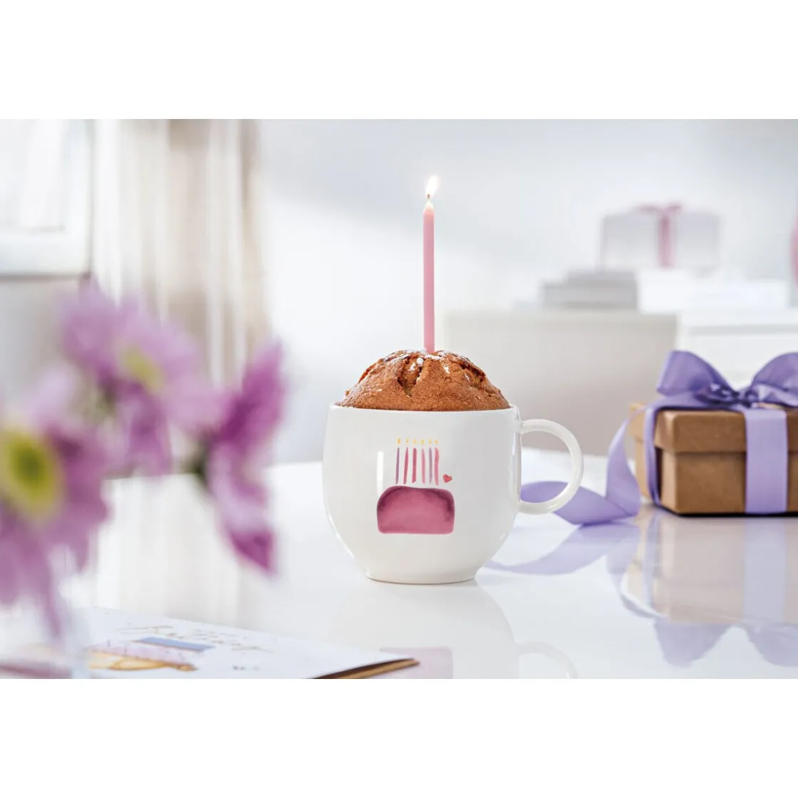 Becher<Villeroy & Boch Henkelbecher 0,29 l With Love Happy Birthday