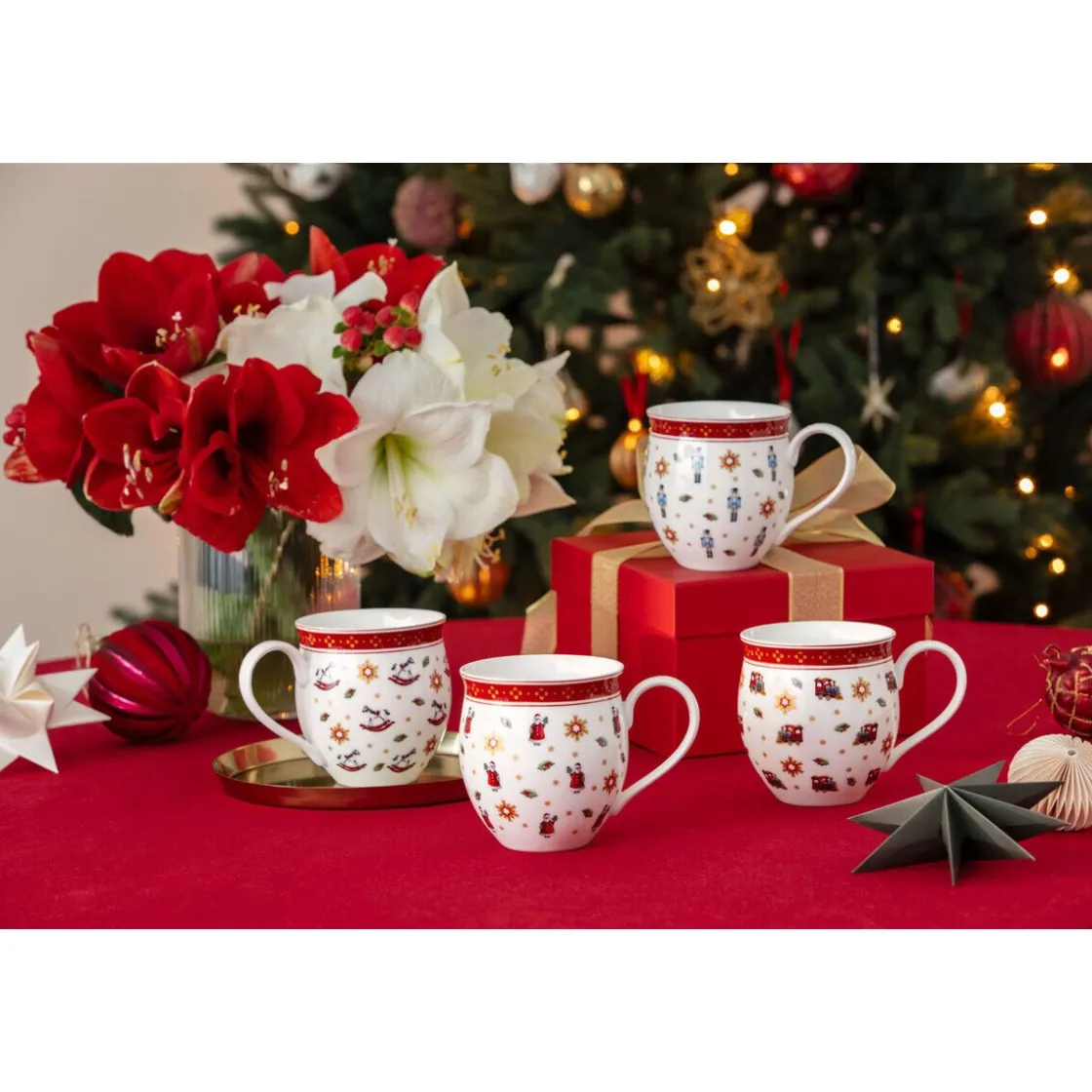 Weihnachten<Villeroy & Boch Jubiläums-Becher-Set 4-tlg. Toy’s Delight