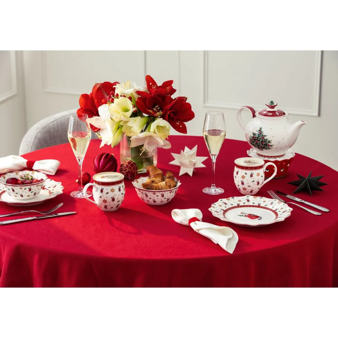 Weihnachten|Weihnachtsgeschirr<Villeroy & Boch Jubiläums-Teller-Set 4-tlg. Toy’s Delight