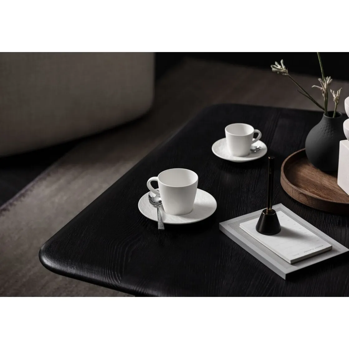 Kaffeetassen<Villeroy & Boch Kaffeetasse 0,16 l Manufacture Rock blanc