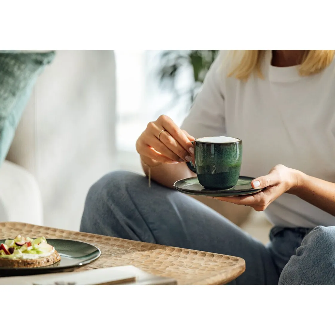 Kaffeetassen<Villeroy & Boch Kaffeetasse 0,16 l Lave vert