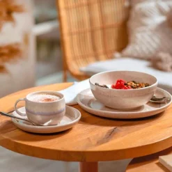 Villeroy & Boch Kaffee-Untertasse 16 cm Perlemor Sand