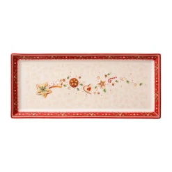 Villeroy & Boch Kuchenplatte 39x17 cm rechteckig Winter Bakery Delight Neue Form 2016