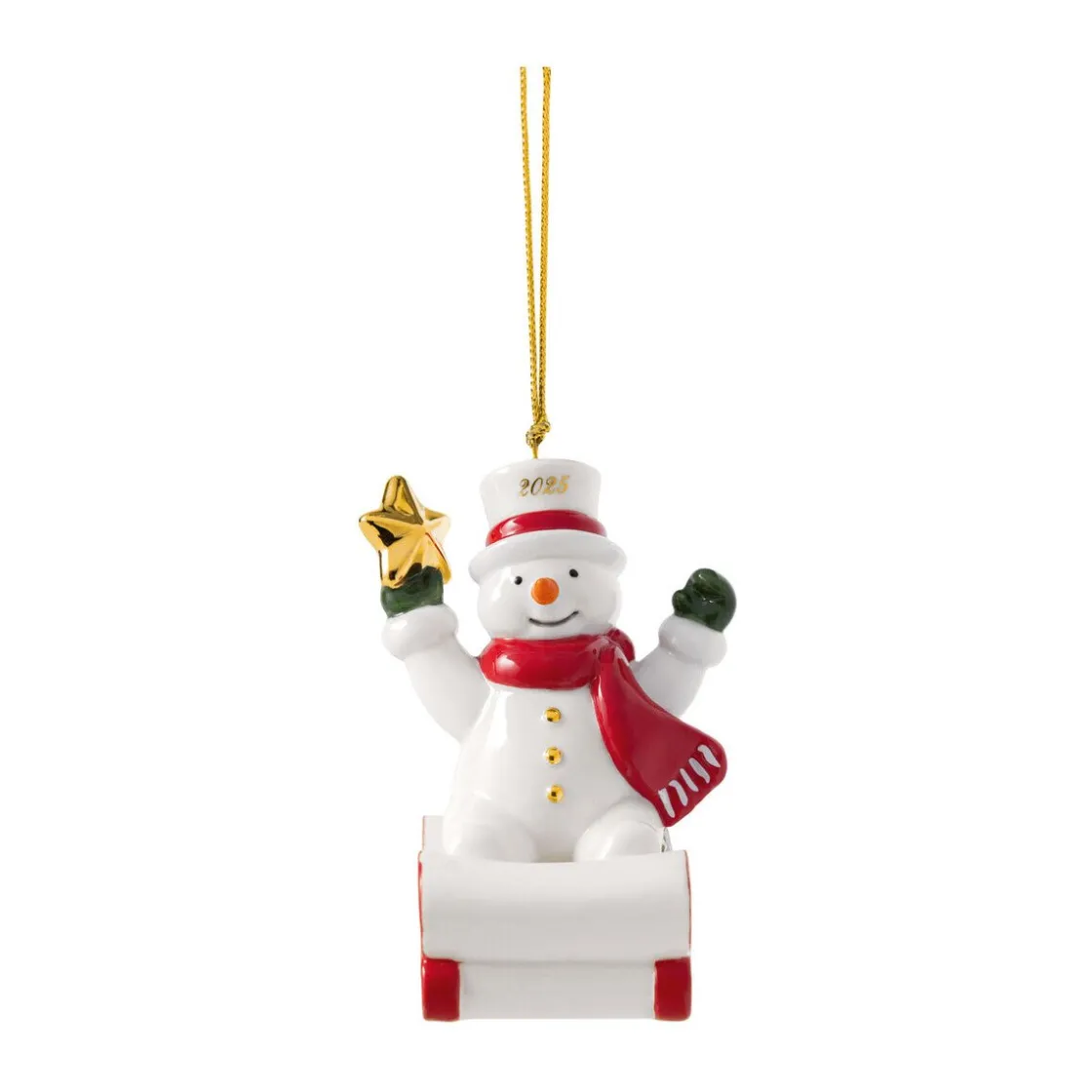 Weihnachten<Villeroy & Boch Ornament Schneemann 2025 9 cm Christmas Classics