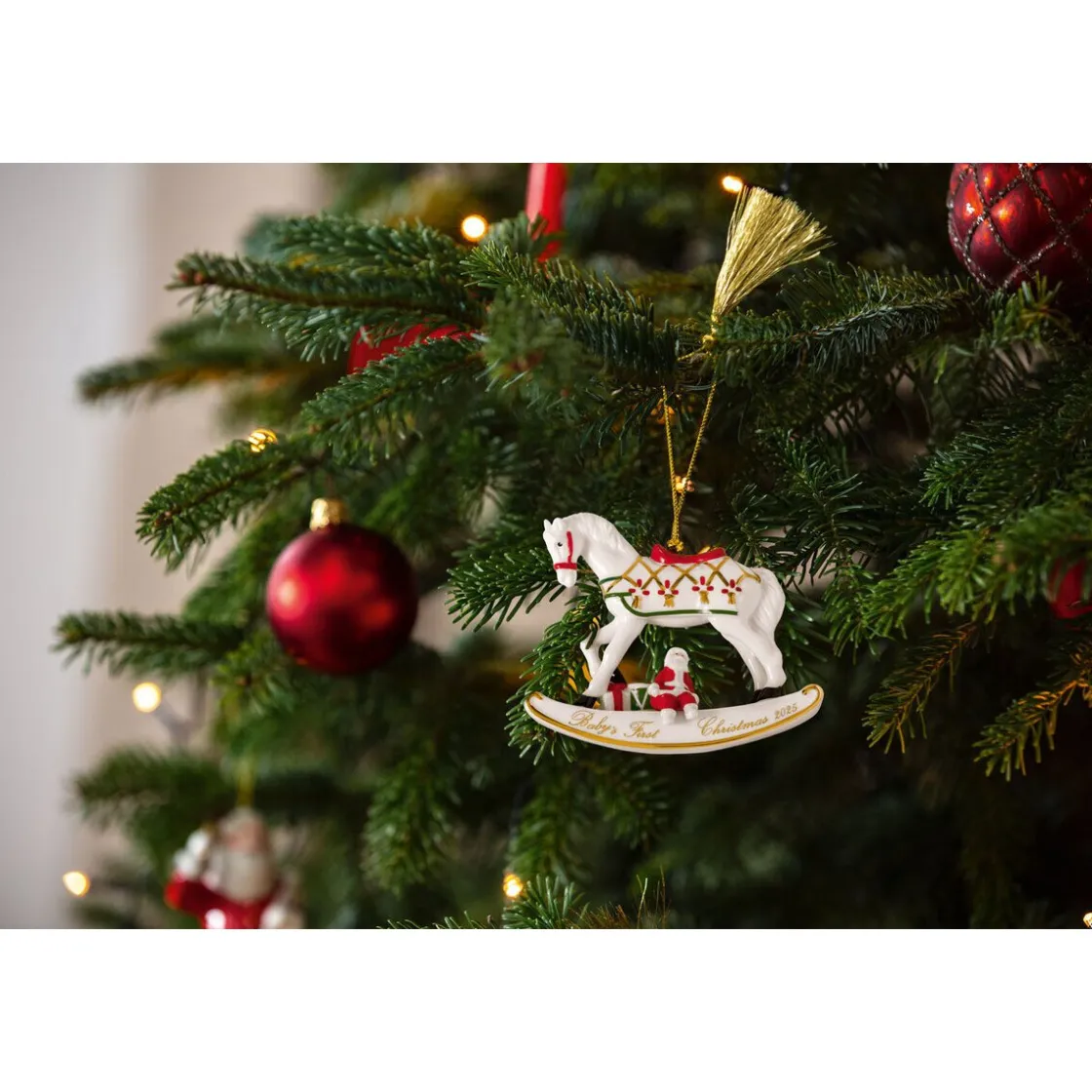 Weihnachten<Villeroy & Boch Ornament Schaukelpferd 2025 9 cm Christmas Classics