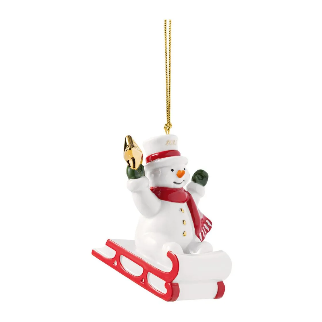 Weihnachtsdekoration<Villeroy & Boch Ornament Schneemann 2025 9 cm Christmas Classics
