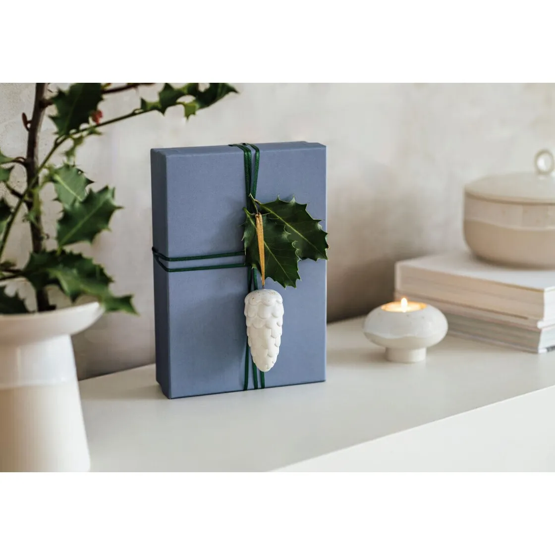 Weihnachten|Weihnachtsdekoration<Villeroy & Boch Ornament Tannenzapfen 6 cm Winter Glow