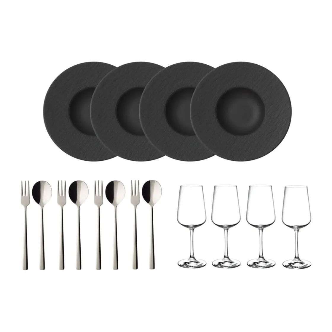 Kochwelt Entdecken|20 Jahre Tischwelt<Villeroy & Boch Pasta-Set 12-tlg. Manufacture Rock
