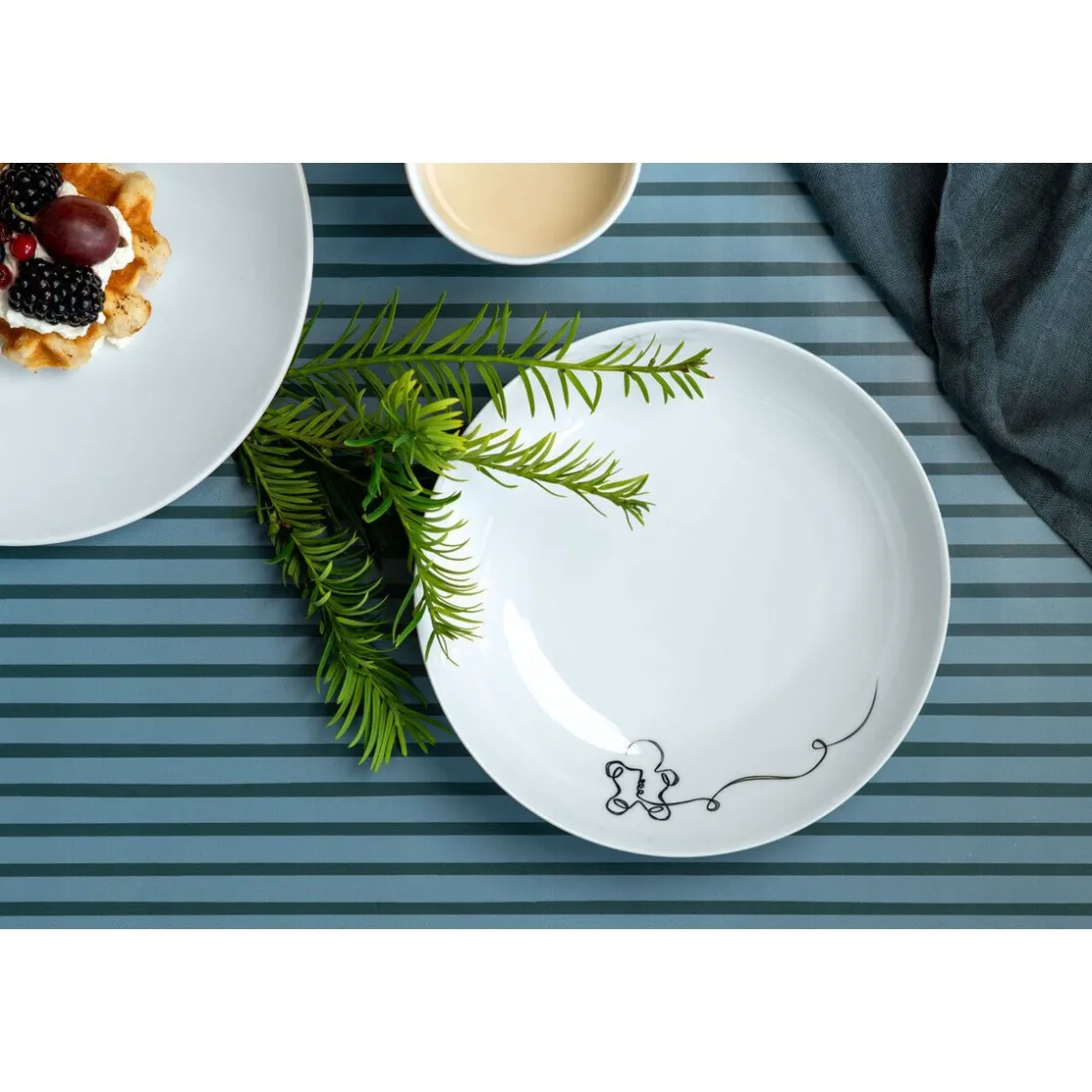 Villeroy & Boch Schale flach 19 cm Statement Lines XMAS