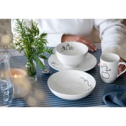 Villeroy & Boch Schale flach 19 cm Statement Lines XMAS
