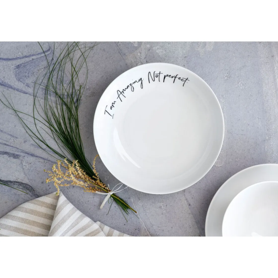 Villeroy & Boch Schale flach 19 cm Statement Amazing not perfect