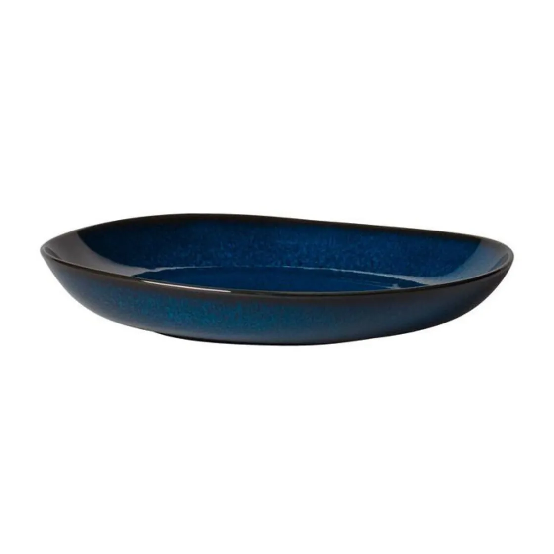 Speiseteller<Villeroy & Boch Schale flach 28x27 cm Lave bleu