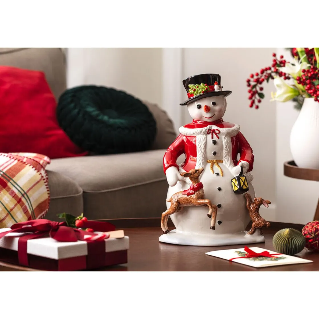 Weihnachten<Villeroy & Boch Schneemann 36 cm Christmas Toys Memory