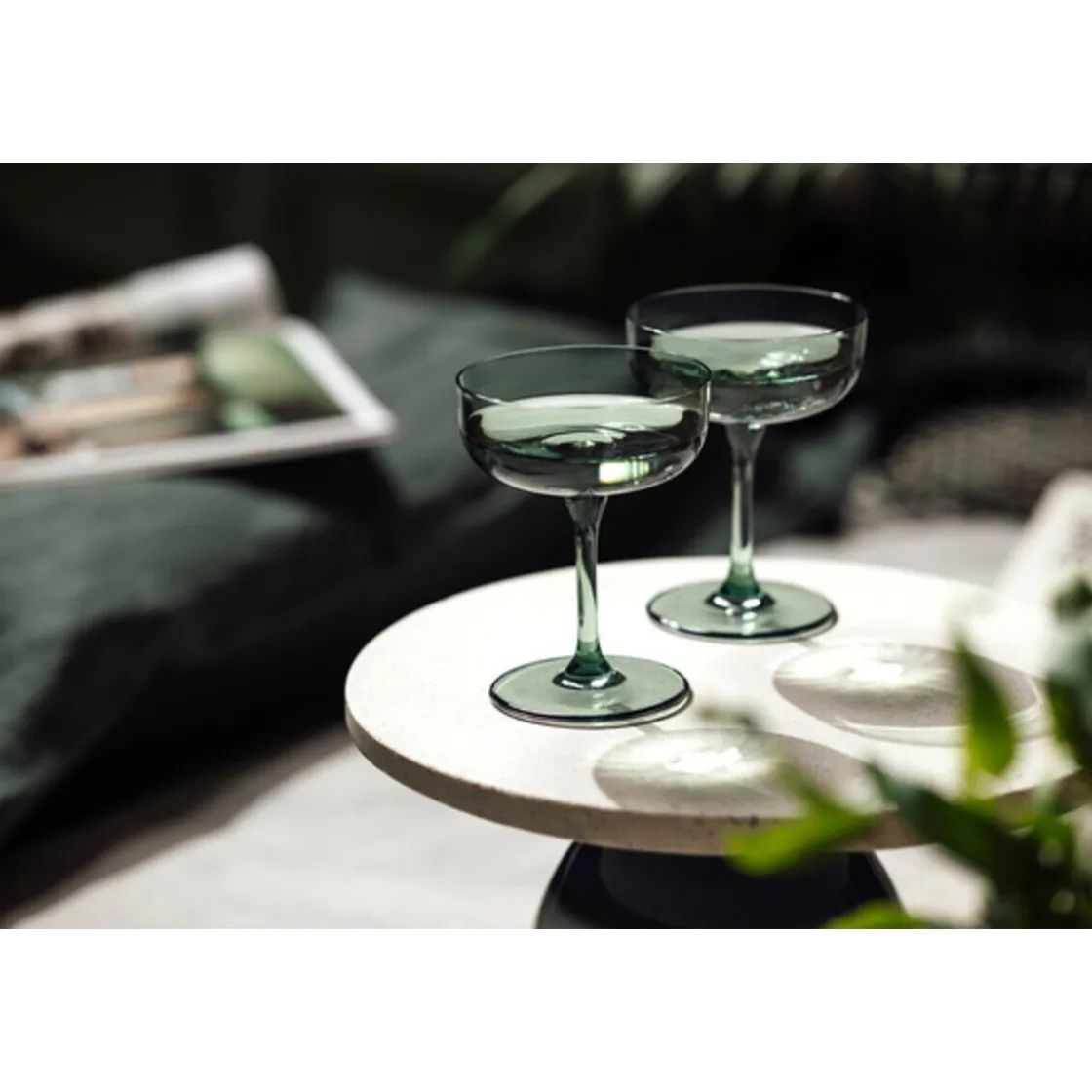 Aperitif|Silvesterparty<Villeroy & Boch Sektschale/Dessertschale 2-tlg. Like Sage