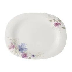 Villeroy & Boch Servierplatte 34x26 cm Mariefleur Gris Basic