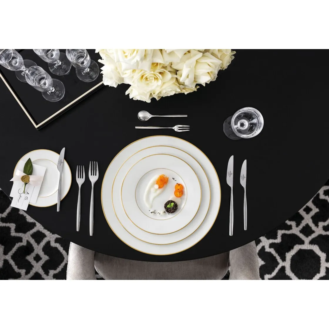 Speiseteller<Villeroy & Boch Siganture Speiseteller 28 cm Anmut Gold