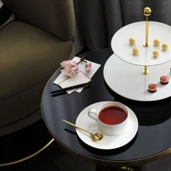 Kaffeeuntertassen<Villeroy & Boch Signature Kaffee/Tee-Untertasse 19 cm MetroChic blanc