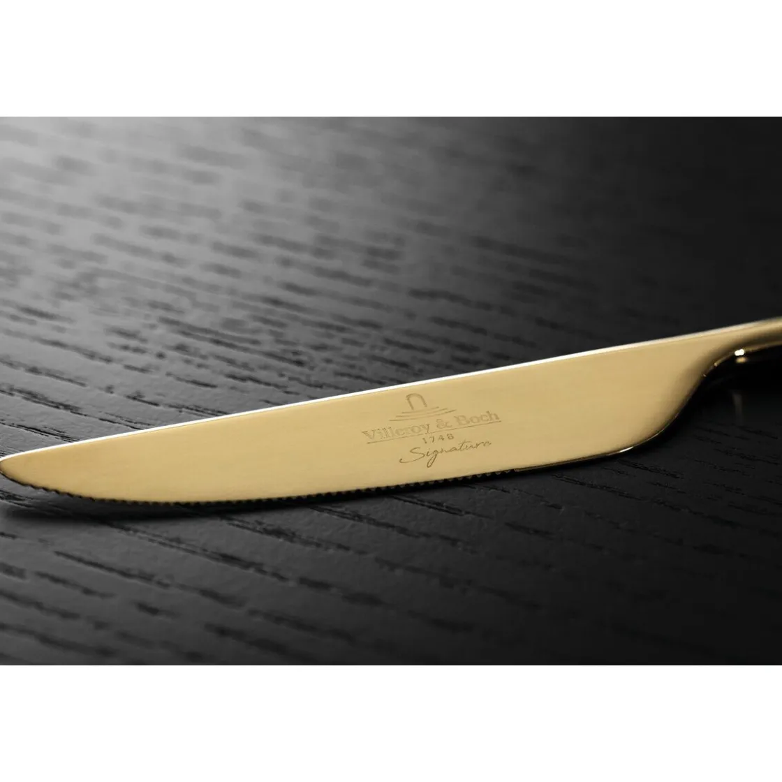 Villeroy & Boch Signature Tafelmesser 23 cm MetroChic d'Or