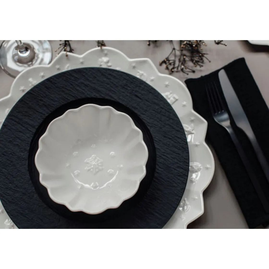 Weihnachten<Villeroy & Boch Speiseteller 27 cm Manufacture Rock