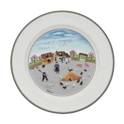 Speiseteller<Villeroy & Boch Speiseteller 27 cm Design Naif Hühnerhof