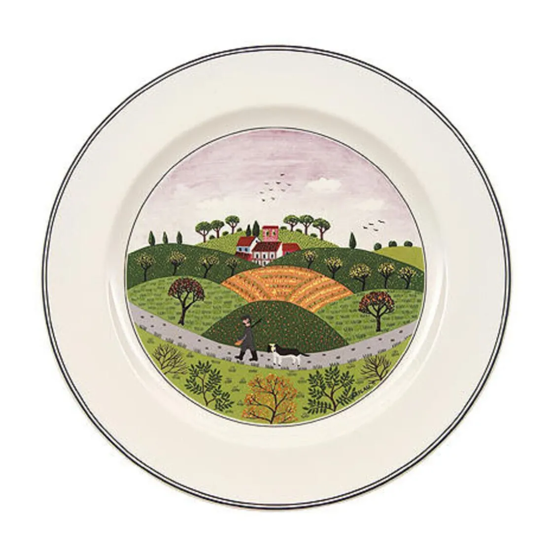 Speiseteller<Villeroy & Boch Speiseteller 27 cm Design Naif Jäger