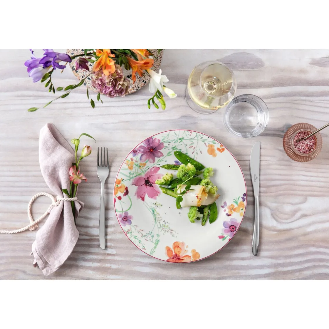 Speiseteller<Villeroy & Boch Speiseteller 27 cm Mariefleur Basic