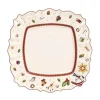 Weihnachtsgeschirr<Villeroy & Boch Speiseteller eckig 28,5 cm Toy's Delight