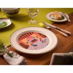 Speiseteller<Villeroy & Boch Speiseteller 27 cm Design Naif Kamin