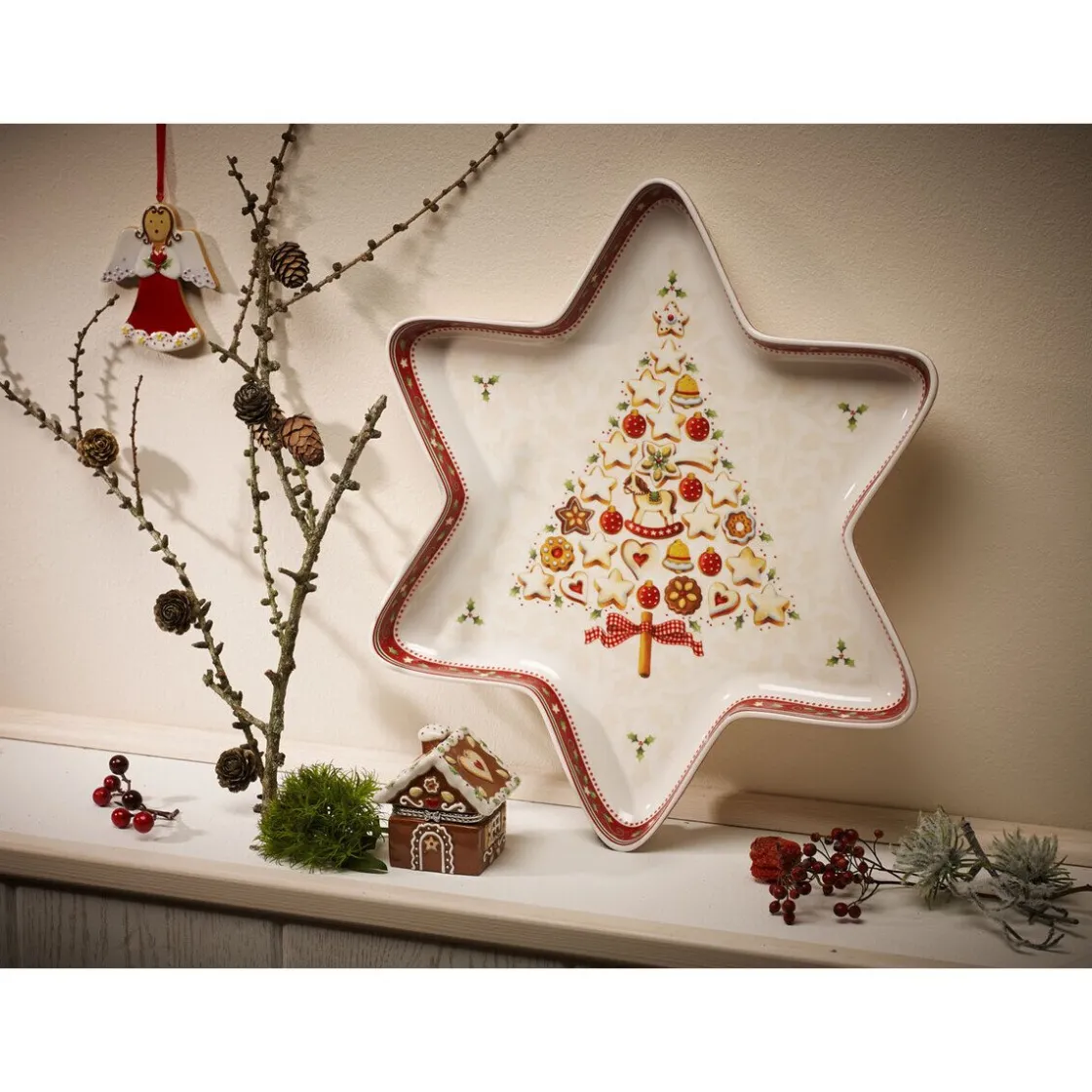 Villeroy & Boch Sternschale 37,5x33cm groß Winter Bakery Delight