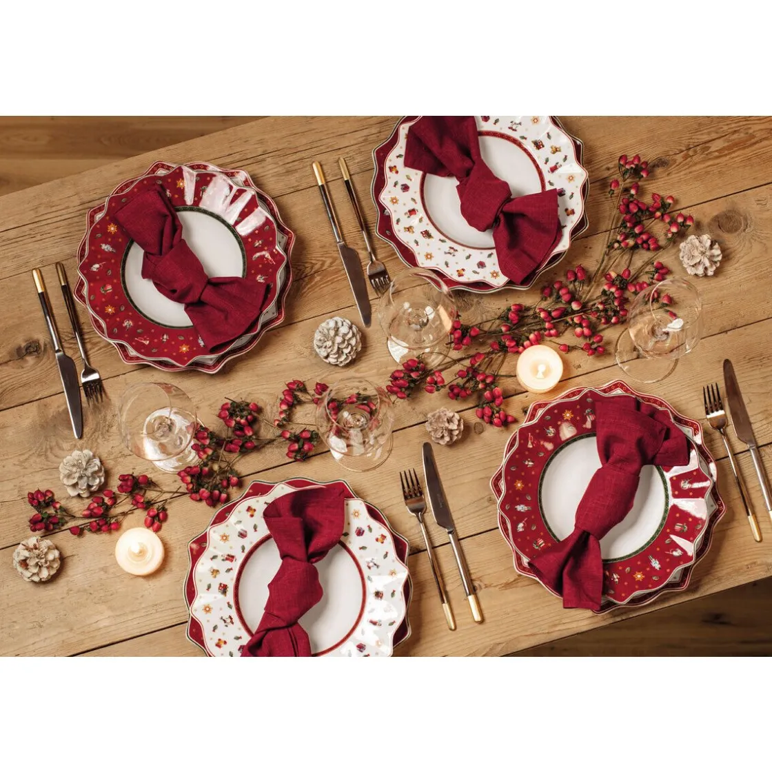 Weihnachten|Weihnachtsgeschirr<Villeroy & Boch Suppenteller weiss Toy's Delight