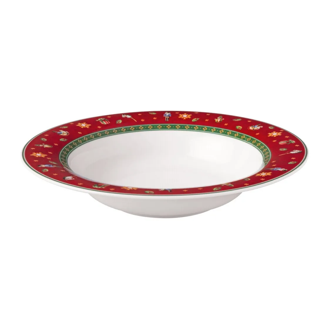 Weihnachten|Weihnachtsgeschirr<Villeroy & Boch Suppenteller 23 cm Toy’s Delight Specials rot