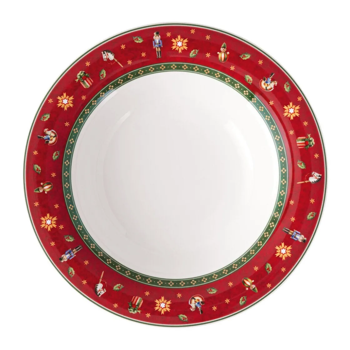 Weihnachten|Weihnachtsgeschirr<Villeroy & Boch Suppenteller 23 cm Toy’s Delight Specials rot