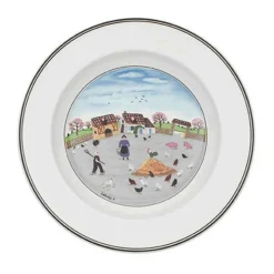 Villeroy & Boch Suppenteller 22 cm Design Naif Hühnerhof